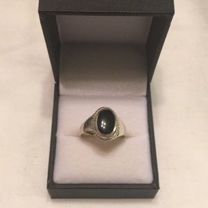 Black sterling silver